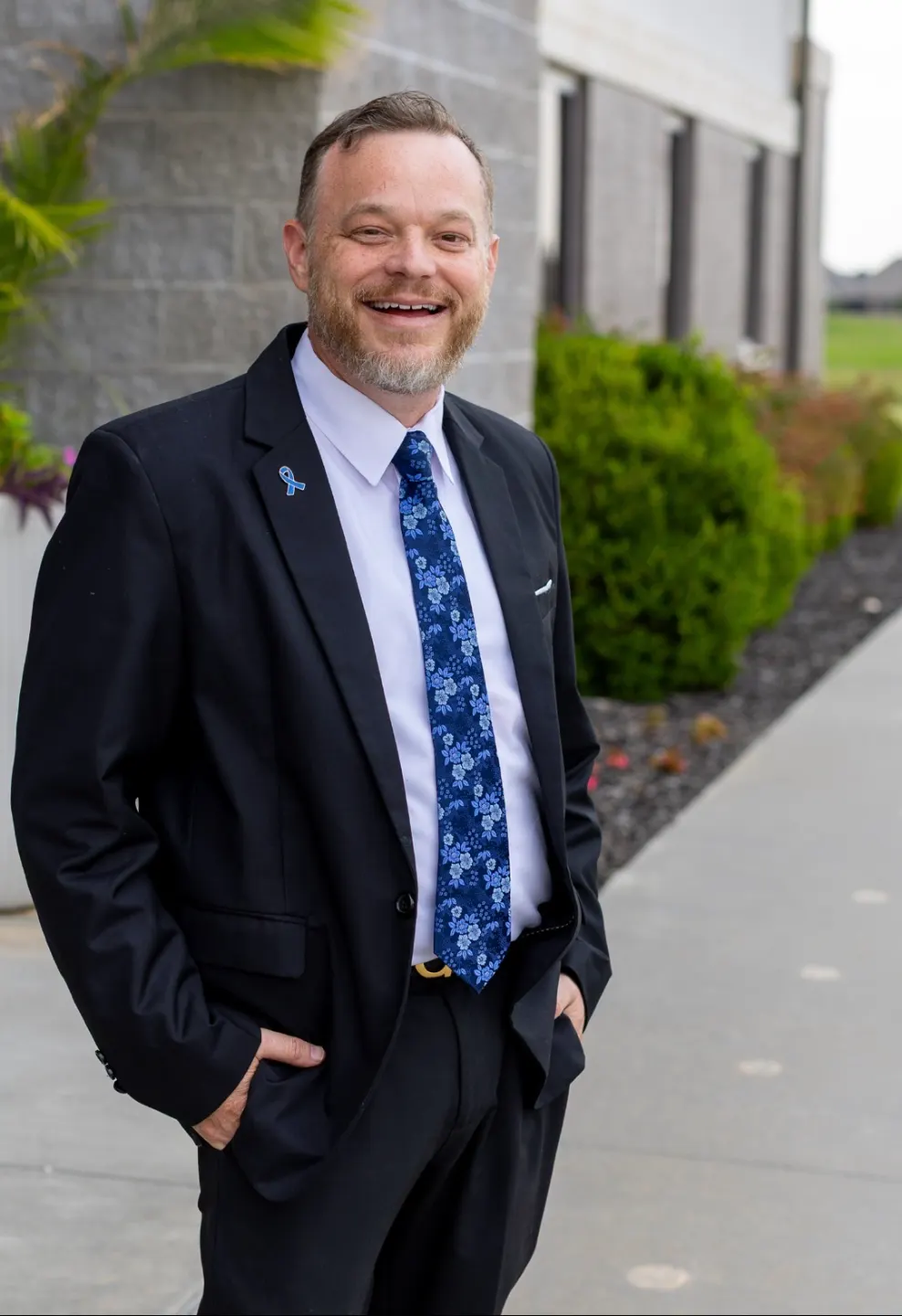 Jonathon Winders, staff member at Tribute Memorial Care